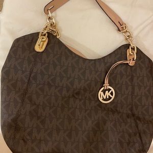 Michael Kors logo tote large
